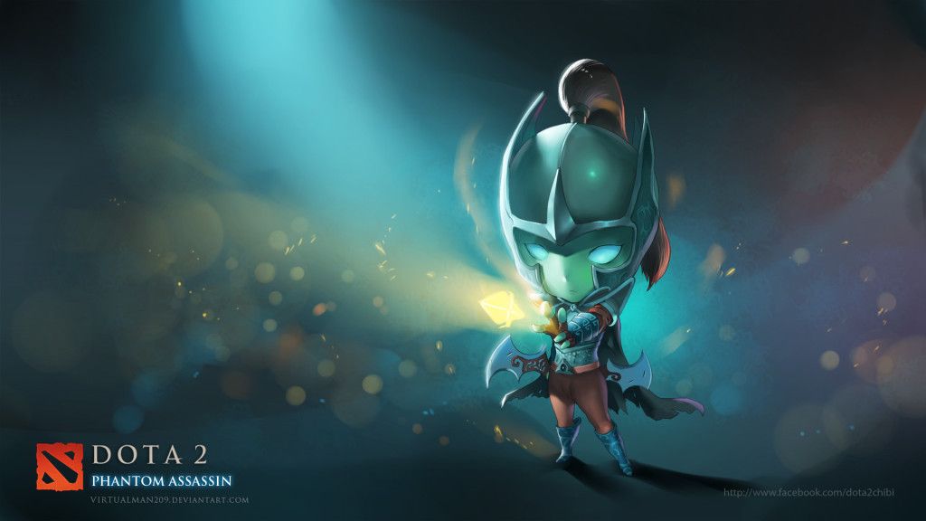 Dota 2 Characters Chibi Phantom Assassin Dota 2 Chibi Dota 2 Wallpapers Hd