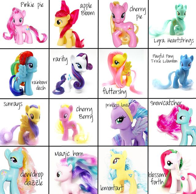 Nombres De Los Ponis De My Little Pony - gimeros