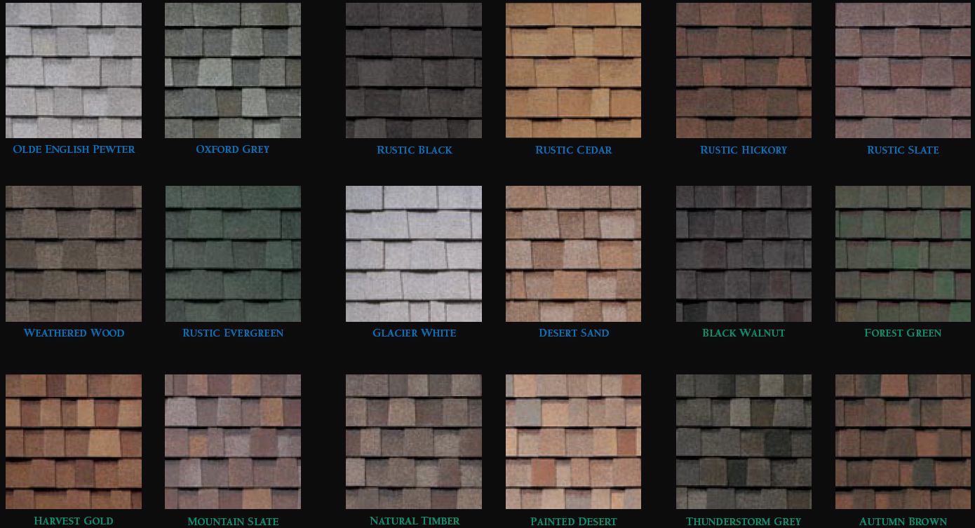 Architectural Asphalt Shingle Types