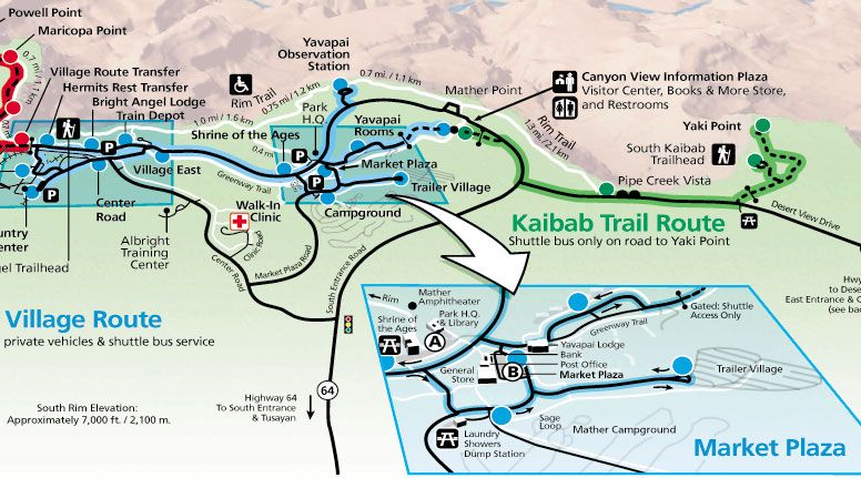 Grand Canyon South Rim Hotels Com Grand Canyon Hotel Map 4 Grand Canyon Hotels Grand Canyon South Rim Grand Canyon Map