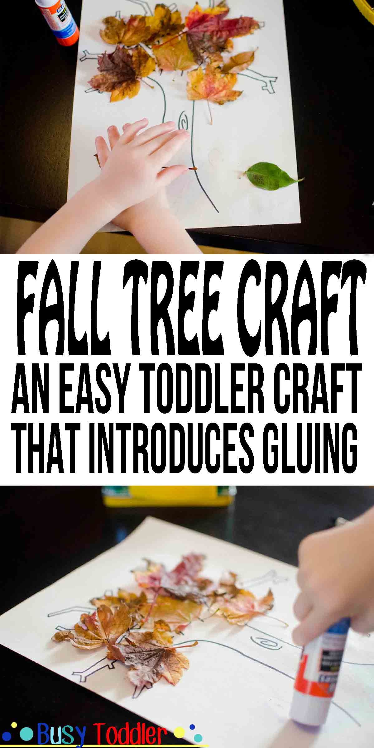 Fall Leaf Craft - Busy Toddler | Leaf crafts, Easy toddler crafts ...