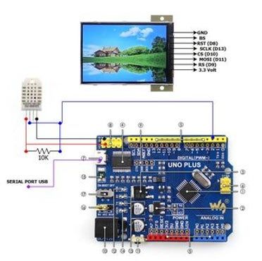 connect tft display to arduino uno