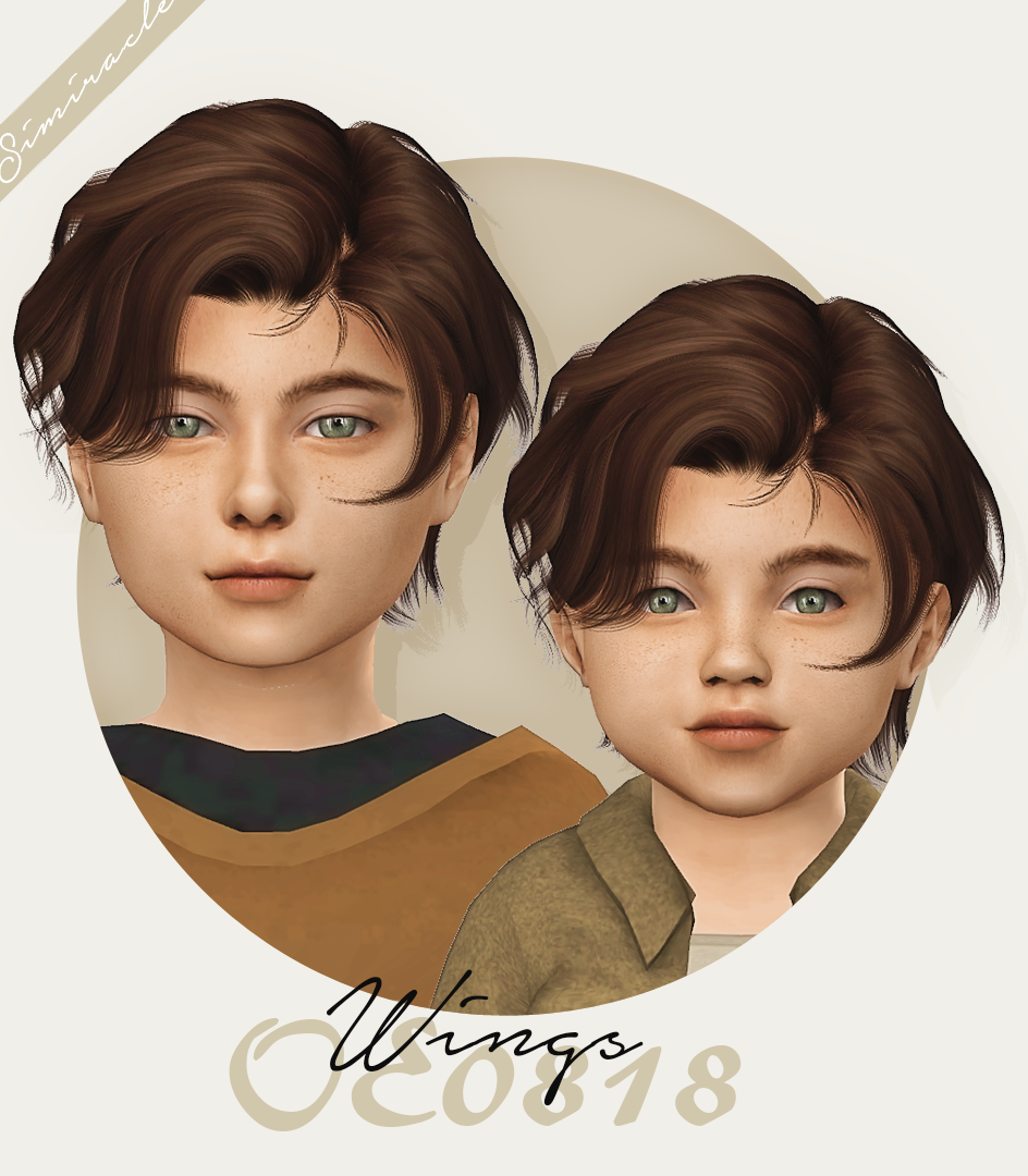 Sims 4 child cc hair pack - sopboard