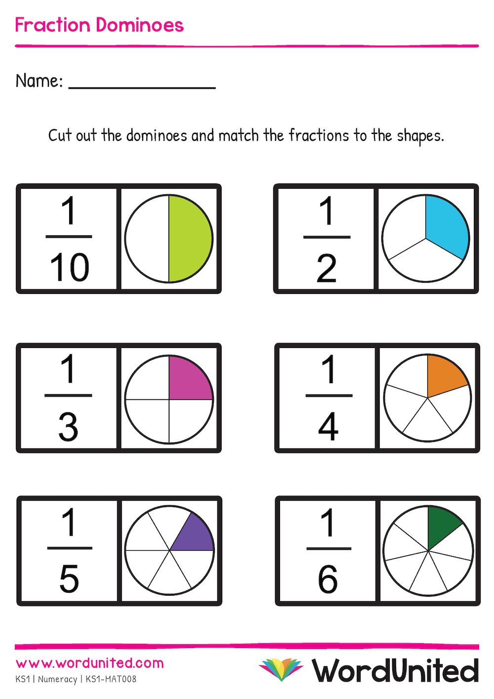 Fraction Dominoes | Fractions, Fraction games for kids, Fraction games