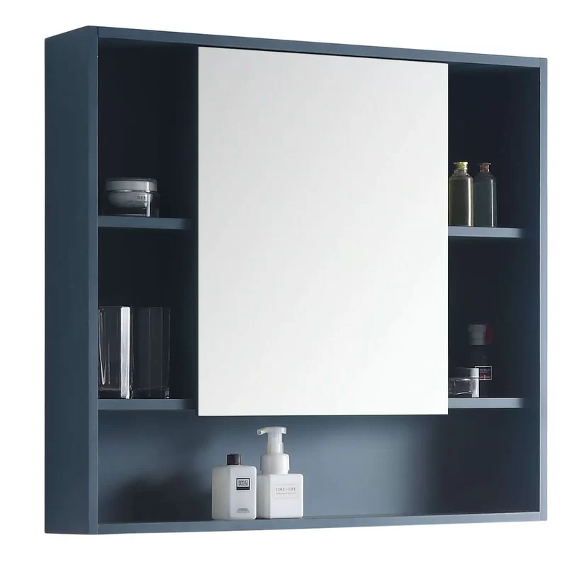 Lee Surface Mount Framed Medicine Cabinet with 7 Shelves in 2021