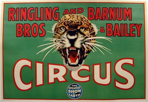 Ringling Bros, C. 1943 Circus Tickets, Circus Poster, Concert Tickets 576