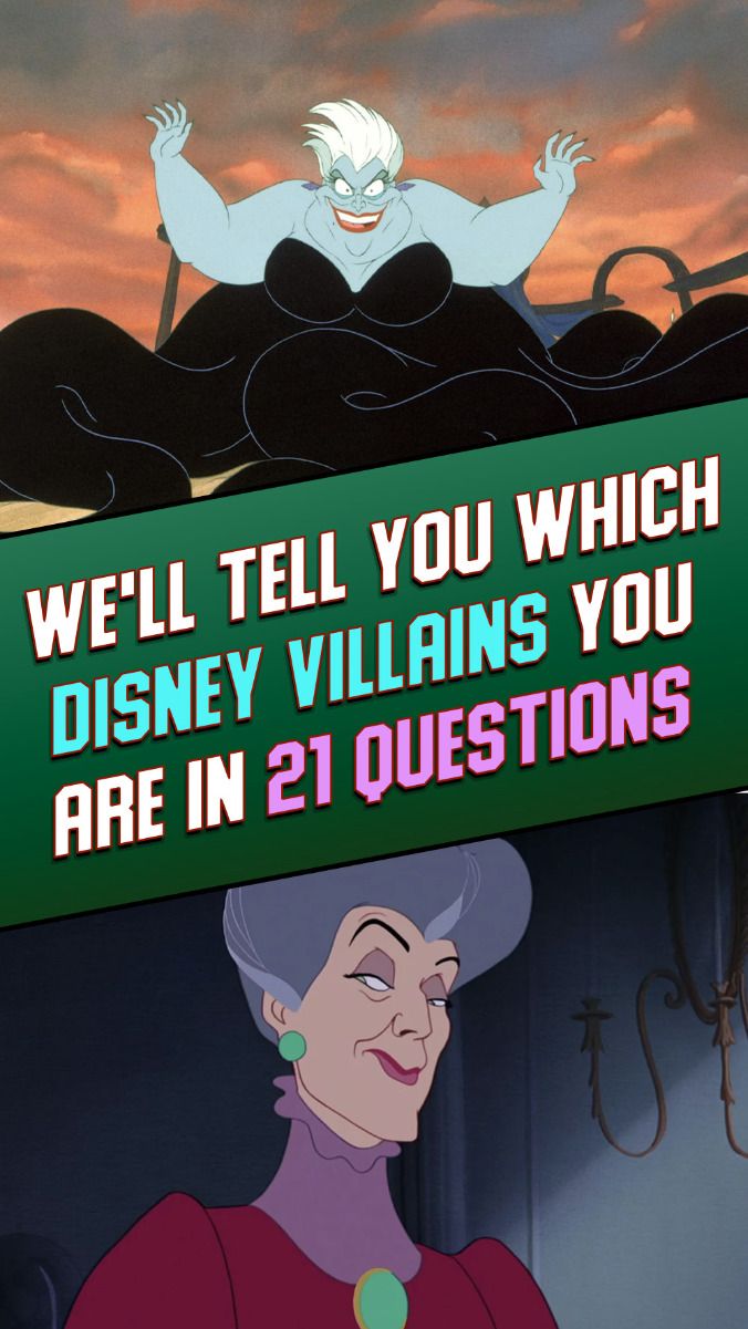 Find out which disney villain you are with this quiz – Artofit