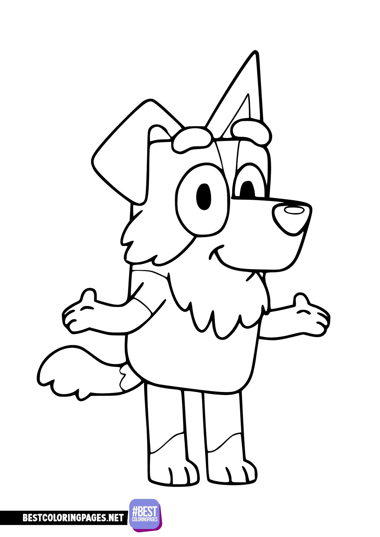 Bluey Coloring Pages - TopFreeDesigns - fundraisingnest.com