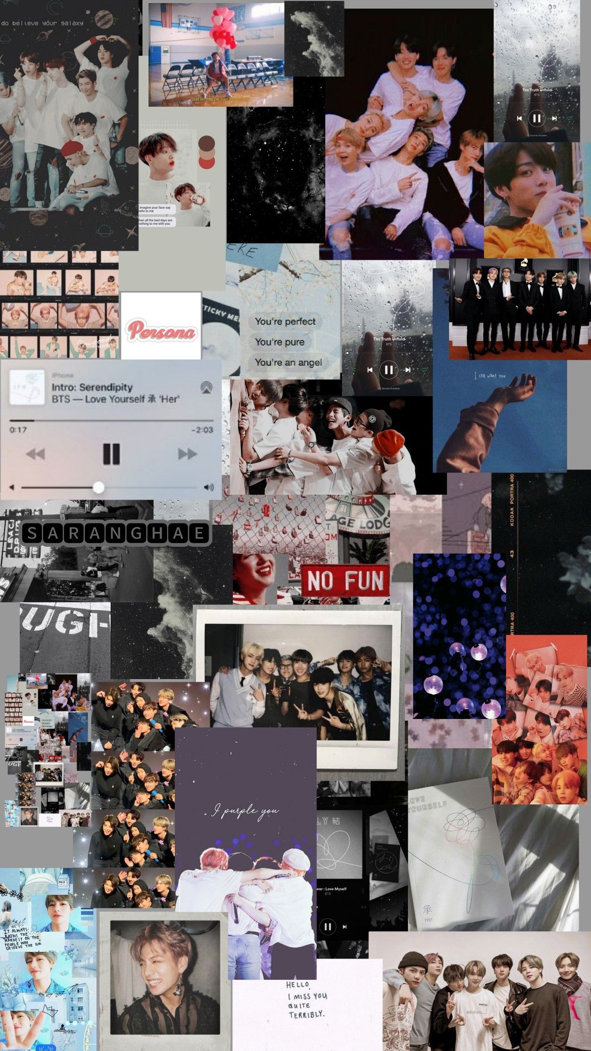 Bts Aesthetic Desktop Wallpaper Collage