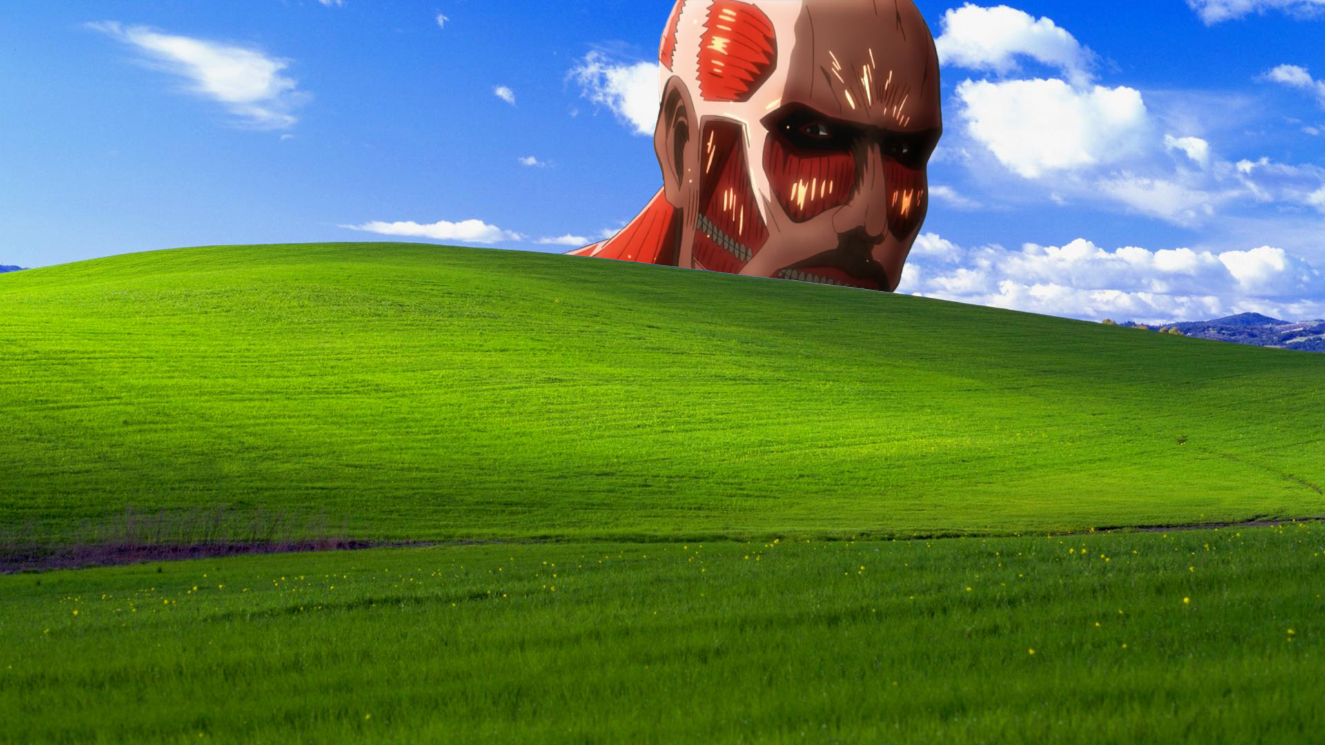 Colossal Titan shows up in the Windows XP wallpaper HD Wallpaper ...