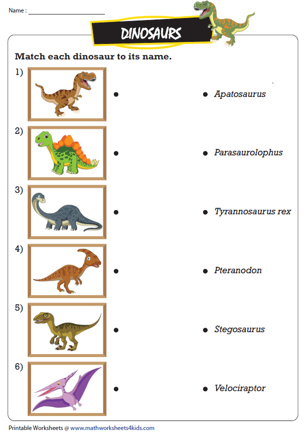 Dinosaur Worksheets | Dinosaur worksheets, Pattern worksheets for ...