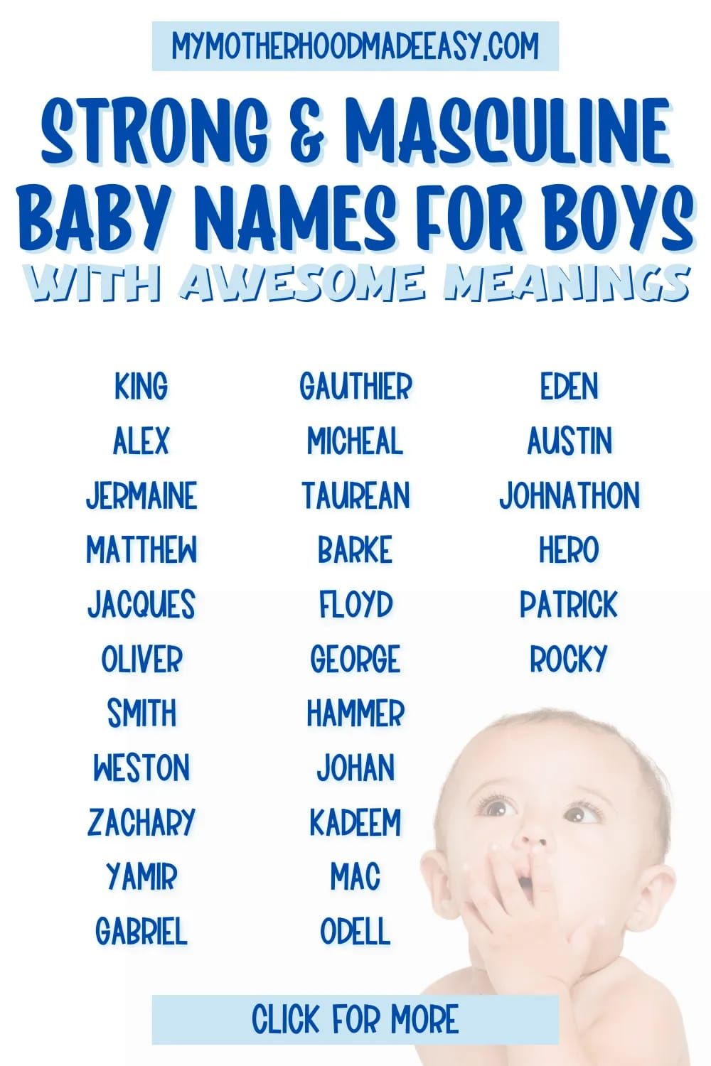 237+ Baby Boy Names You’ll Totally Want To Steal [with Meanings] – My ...