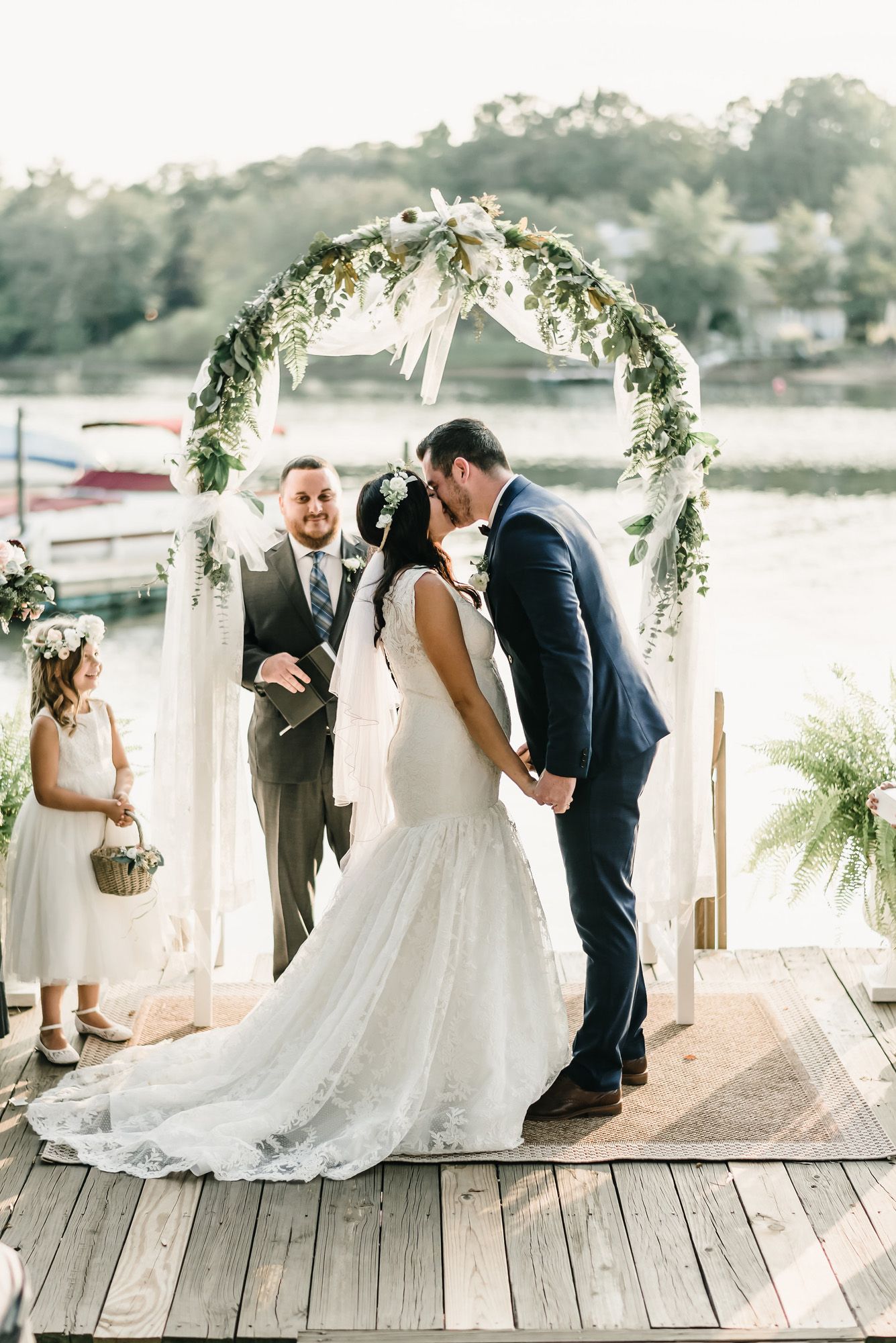 First Kiss Wedding