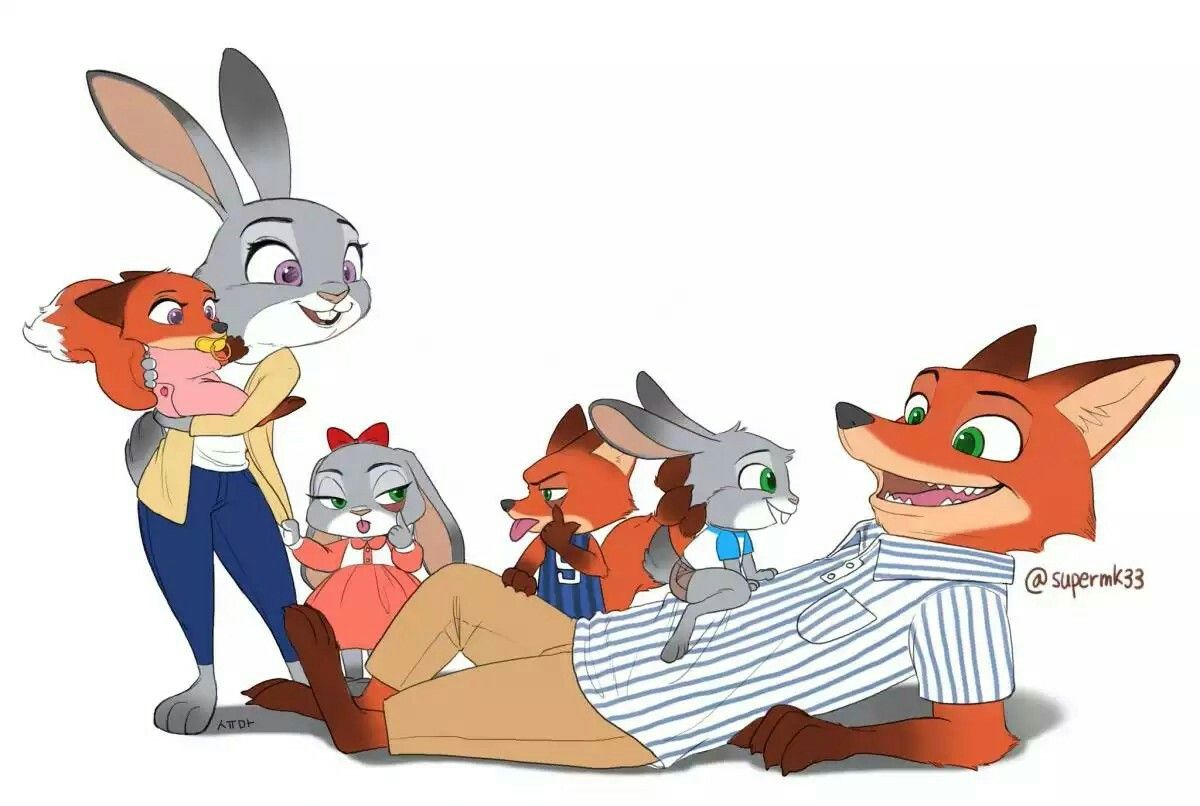 Nick Wilde X Judy Hopps Fan Art