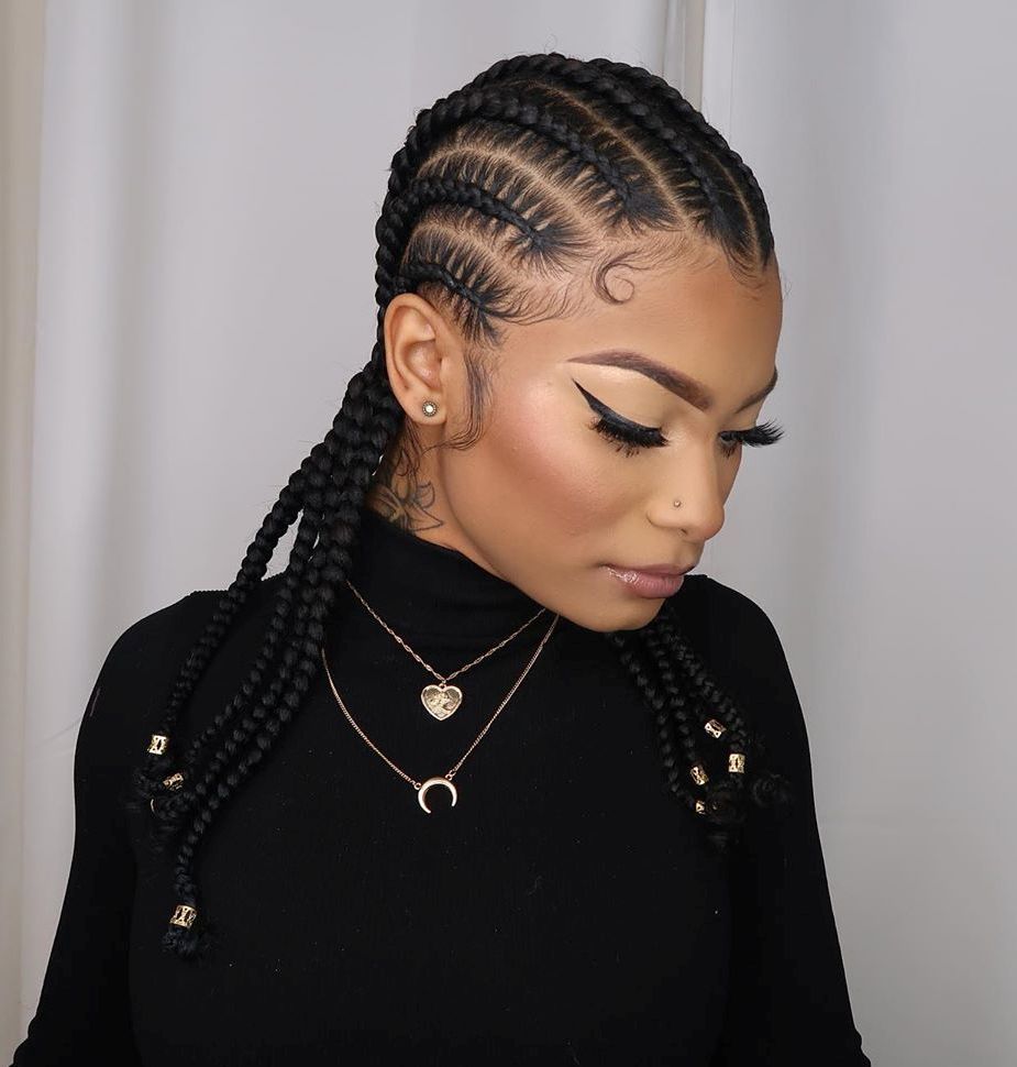 2 Cornrow Braids