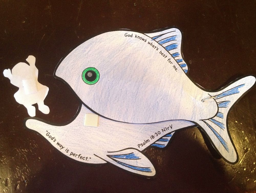 Jonah And The Whale Preschool Craft | Printable Templates Free