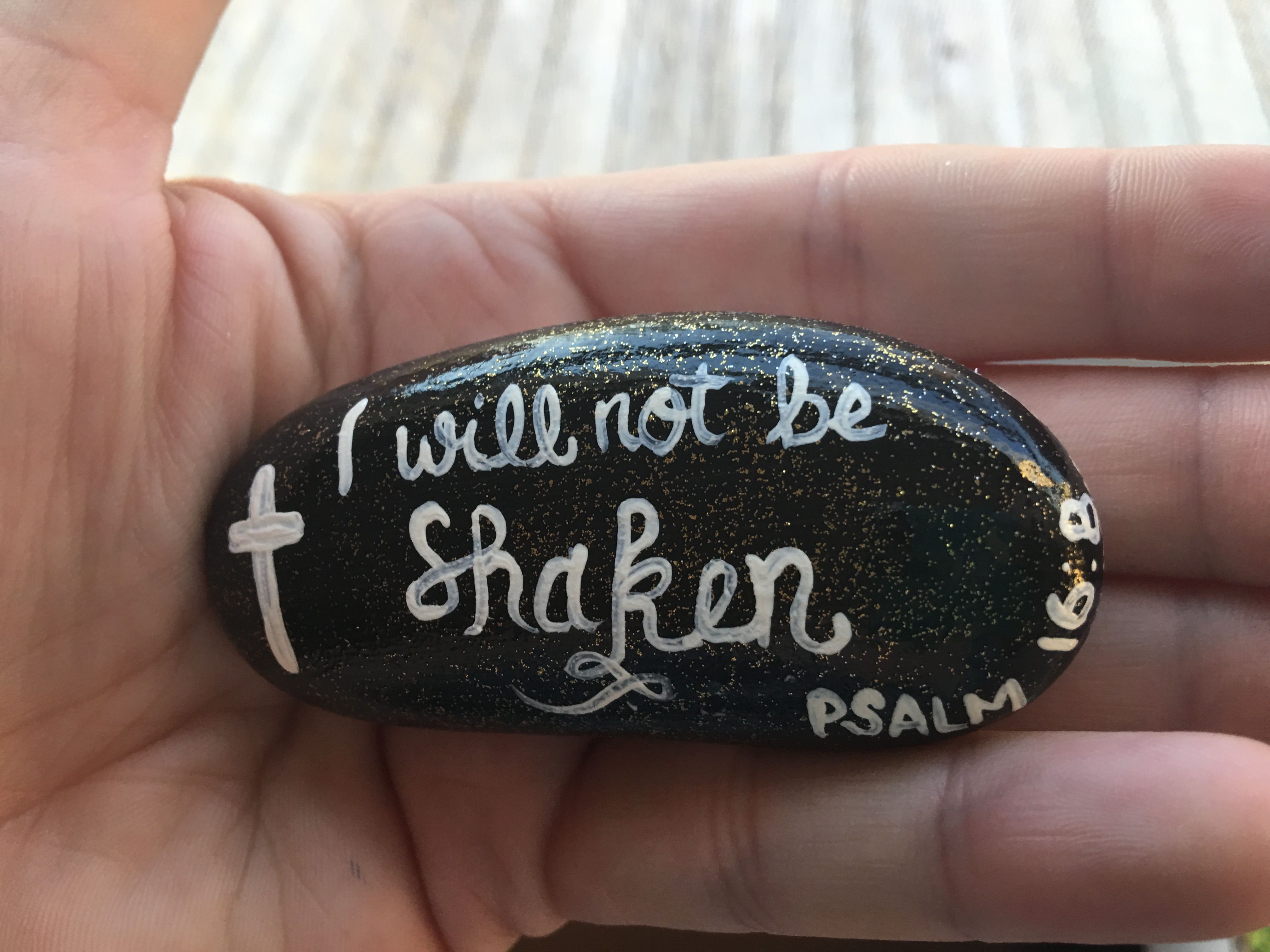 Quote painted rock Rock Painting Patterns, Rock Painting Designs, Rock ...