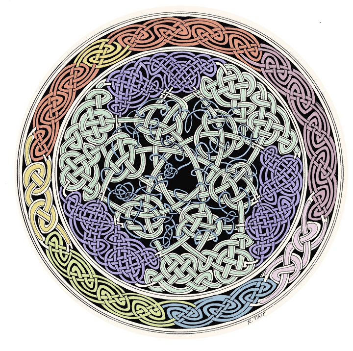 Ruth Tait's Celtic mandalas are so beautifully intricate Celtic ...