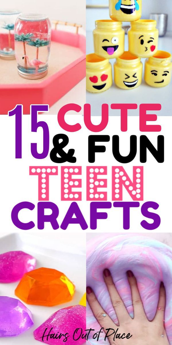 30 Fun Crafts for Teens that Will Bring Out Their Inner Artist | Fun ...