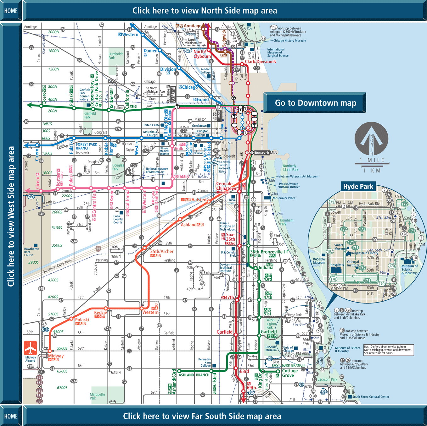 CTA System Map