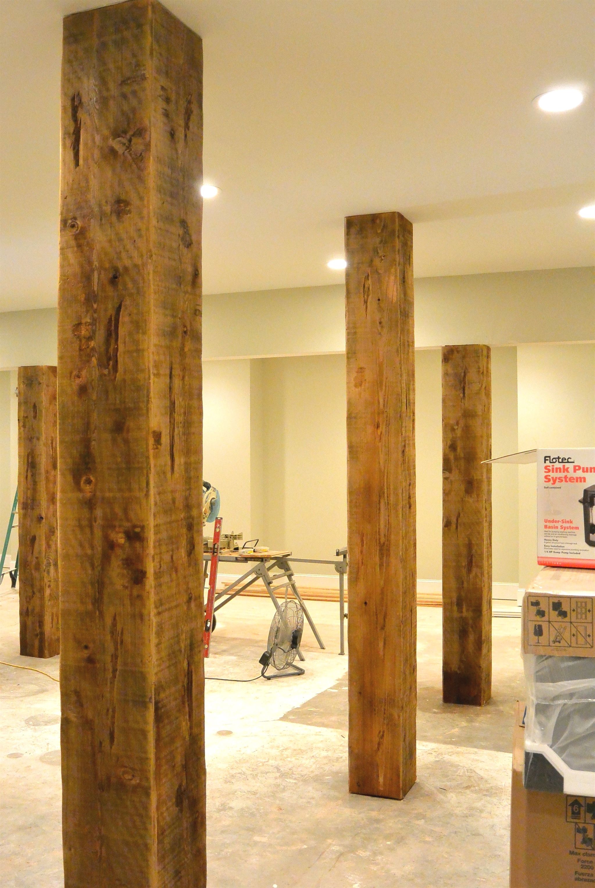 Faux Wood Column Wraps