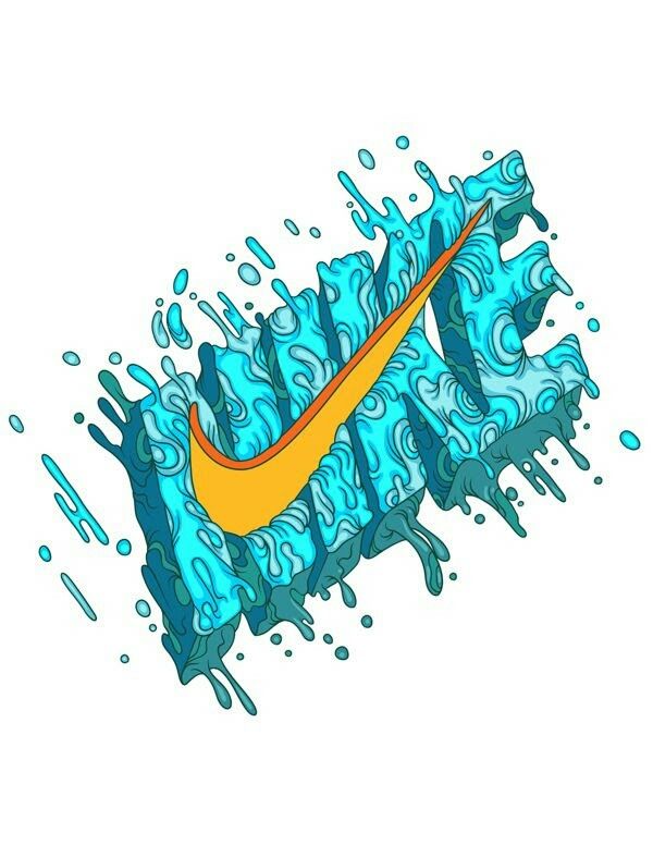 Nike Logo Drawing Drip - Nike Drip Logo Svg | Bodyshwasuck Wallpaper