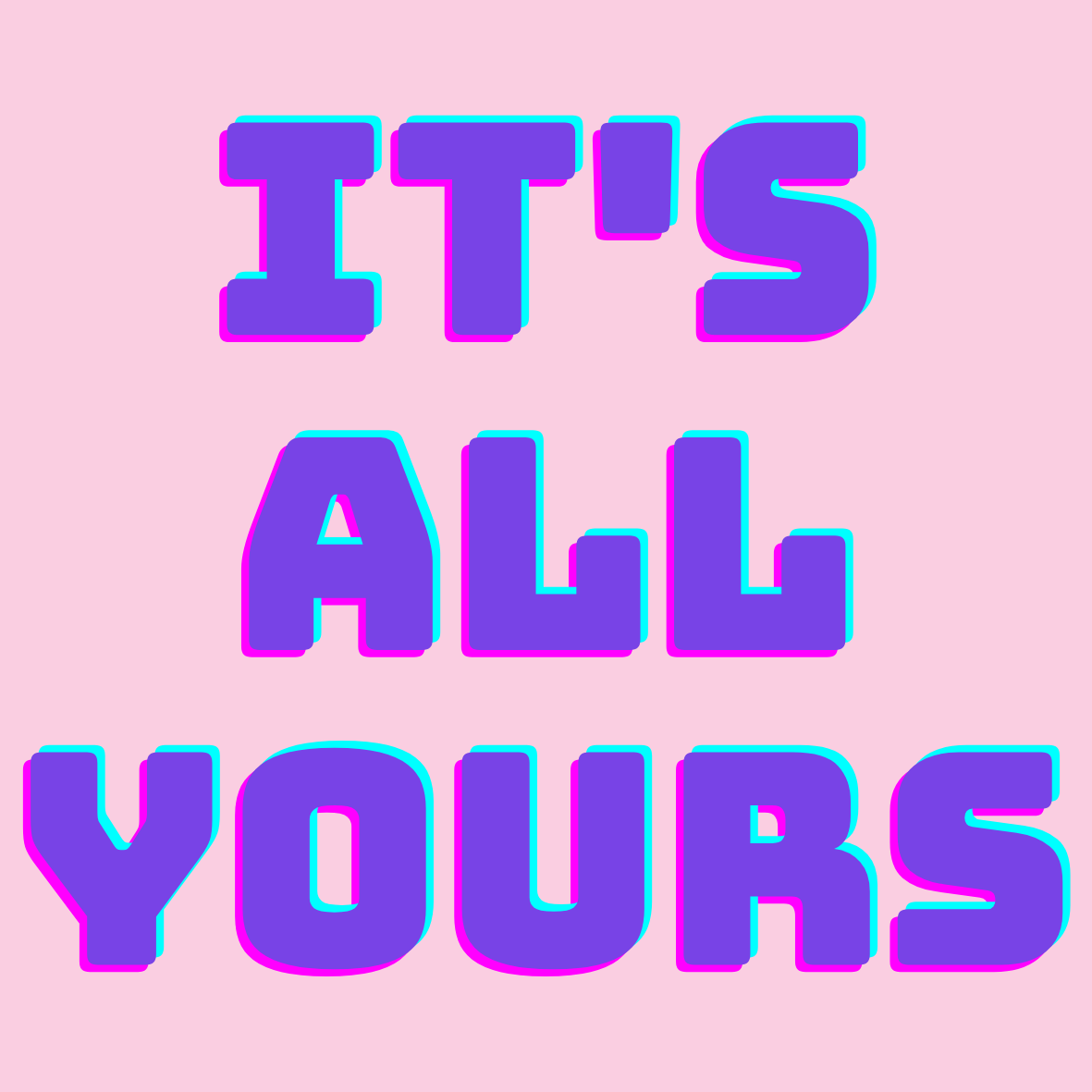 'IT'S ALL YOURS' Zipper Pouch by World-of-Ego in 2021 | Ego, Are you ...