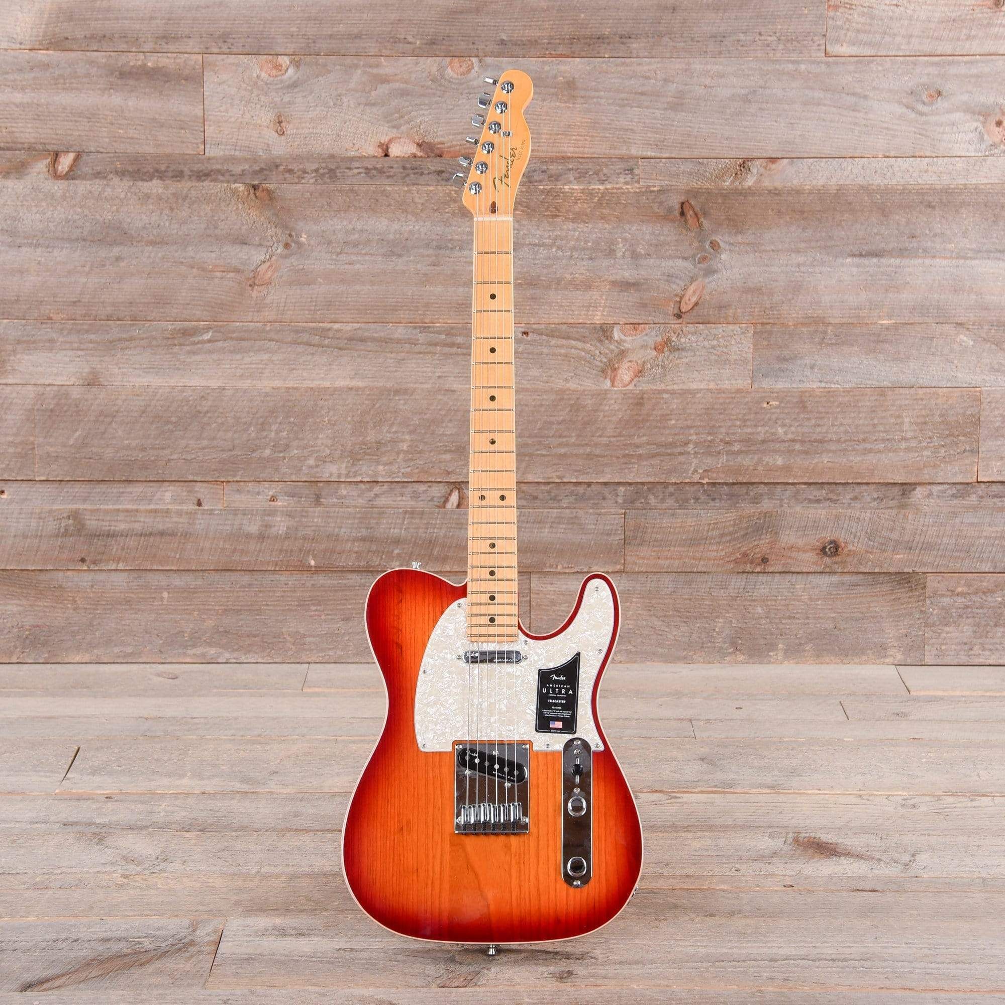 Fender American Ultra Telecaster Plasma Red Burst | Fender american ...