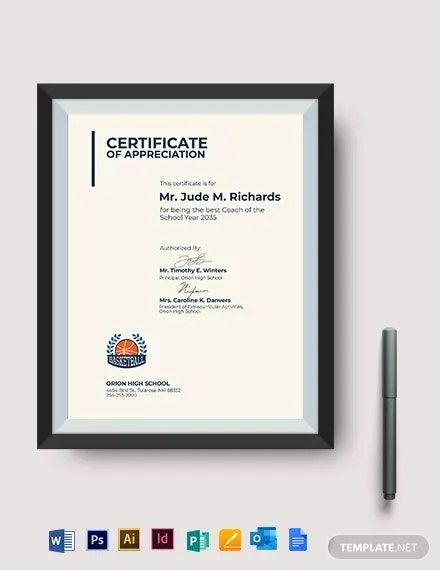 Best 12 15+ Certificate of Participation Template Word, EPS, AI and PSD ...