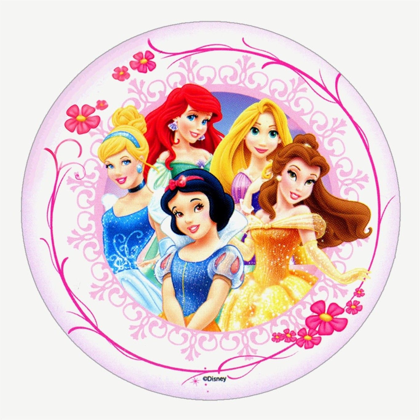 Disney Princess Cake Topper Printable