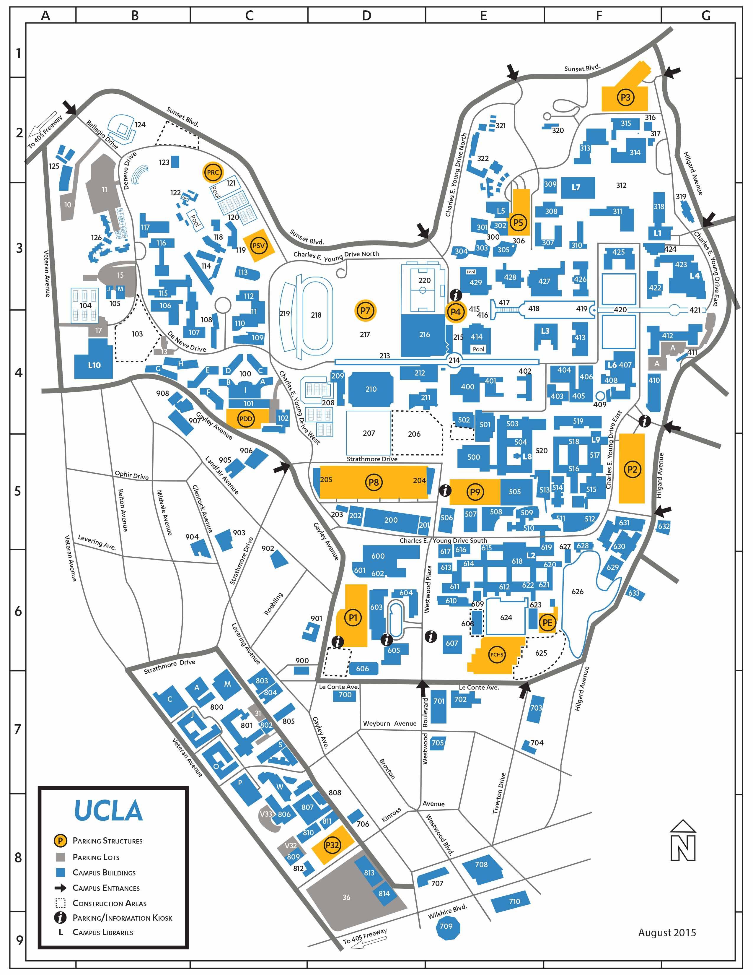 Ucla Campus Map Dorms