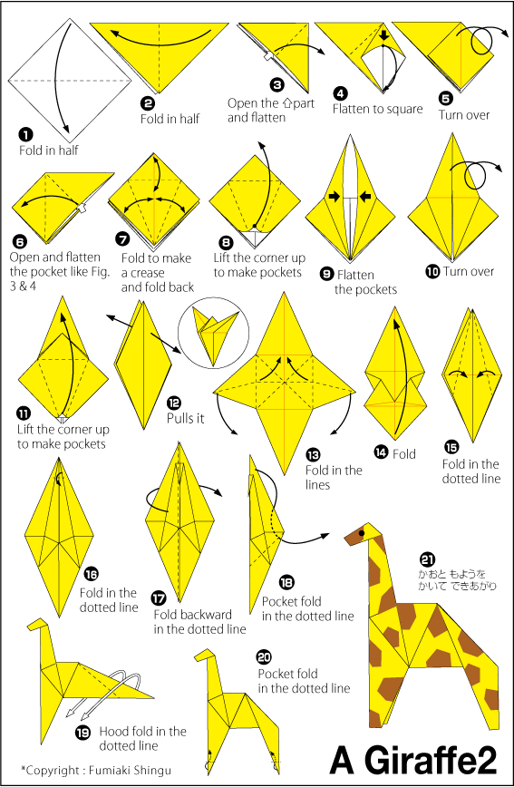 Resultado de imagen de easy origami animals