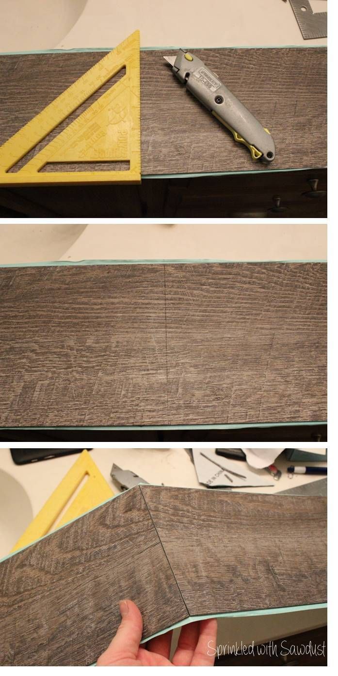 Peel and stick flooring planks