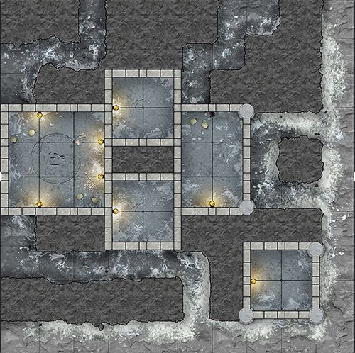 Heroic Maps - Geomorphs: The Frost Tombs - Heroic Maps | Buildings ...