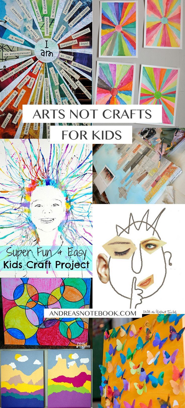 Tired of kid crafts? Introduce them to the arts! Check out this ...