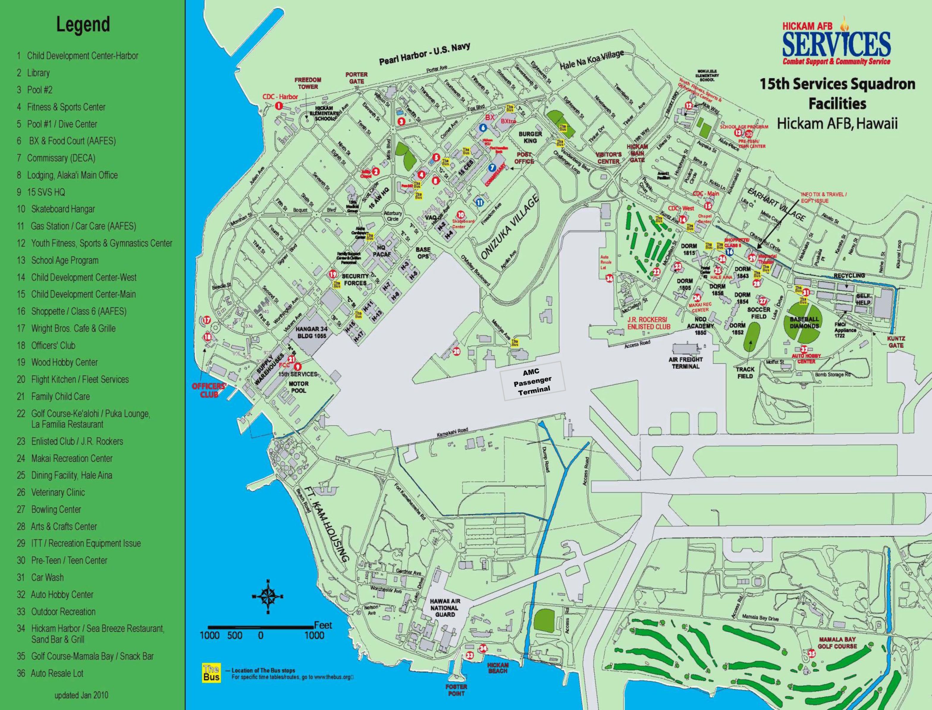 Pearl Harbor Base Map