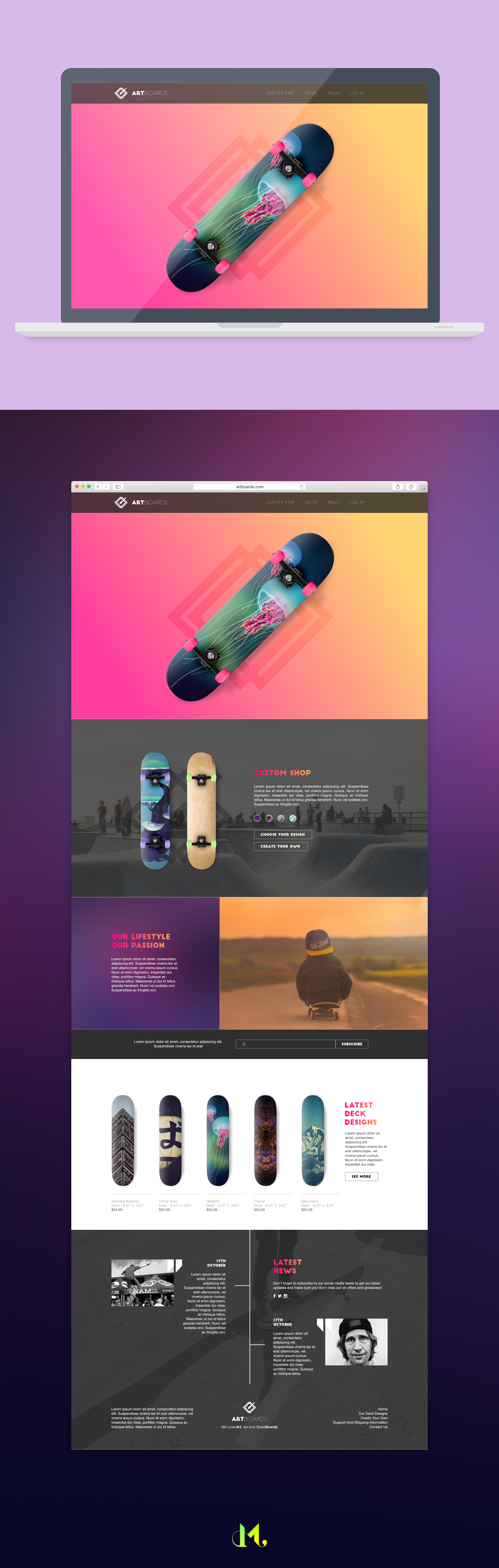 https://www.behance.net/gallery/30760657/ArtBoards Clean Web Design ...