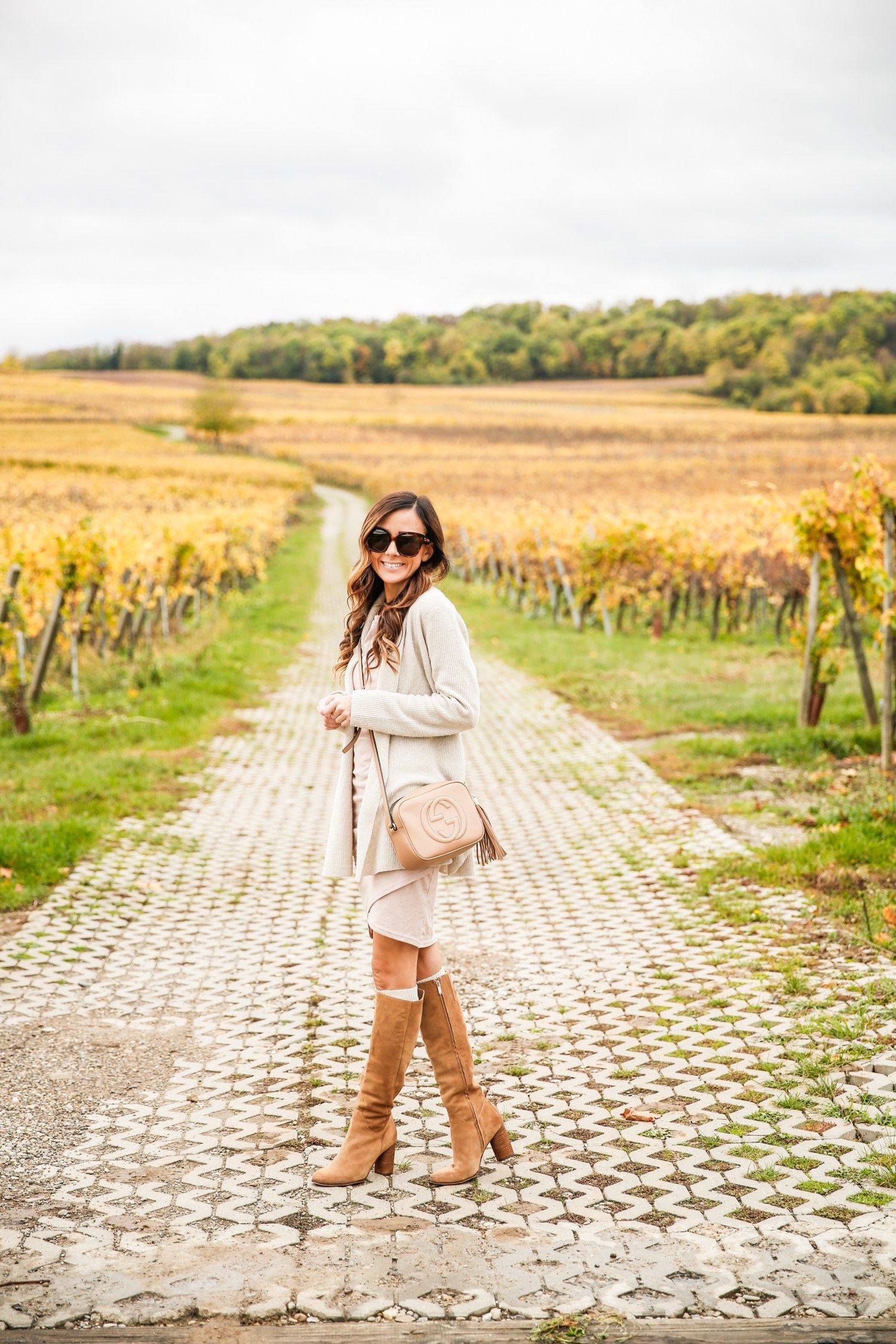 What To Wear To A Winery In The Fall | Alyson Haley | Wineries outfit ...