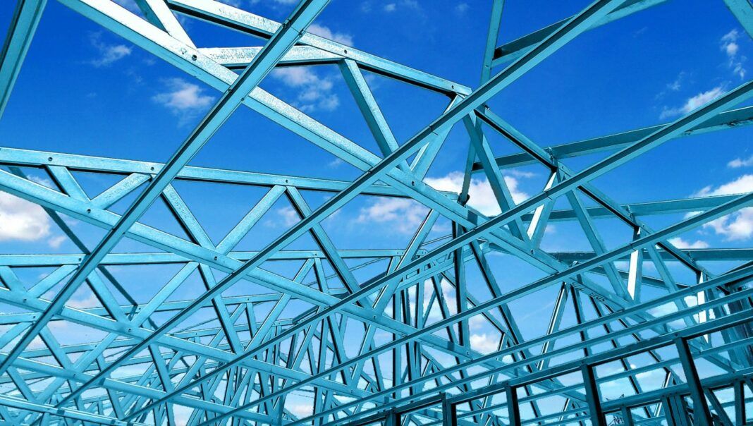 A steel roof truss is a structural member element that adds strength ...