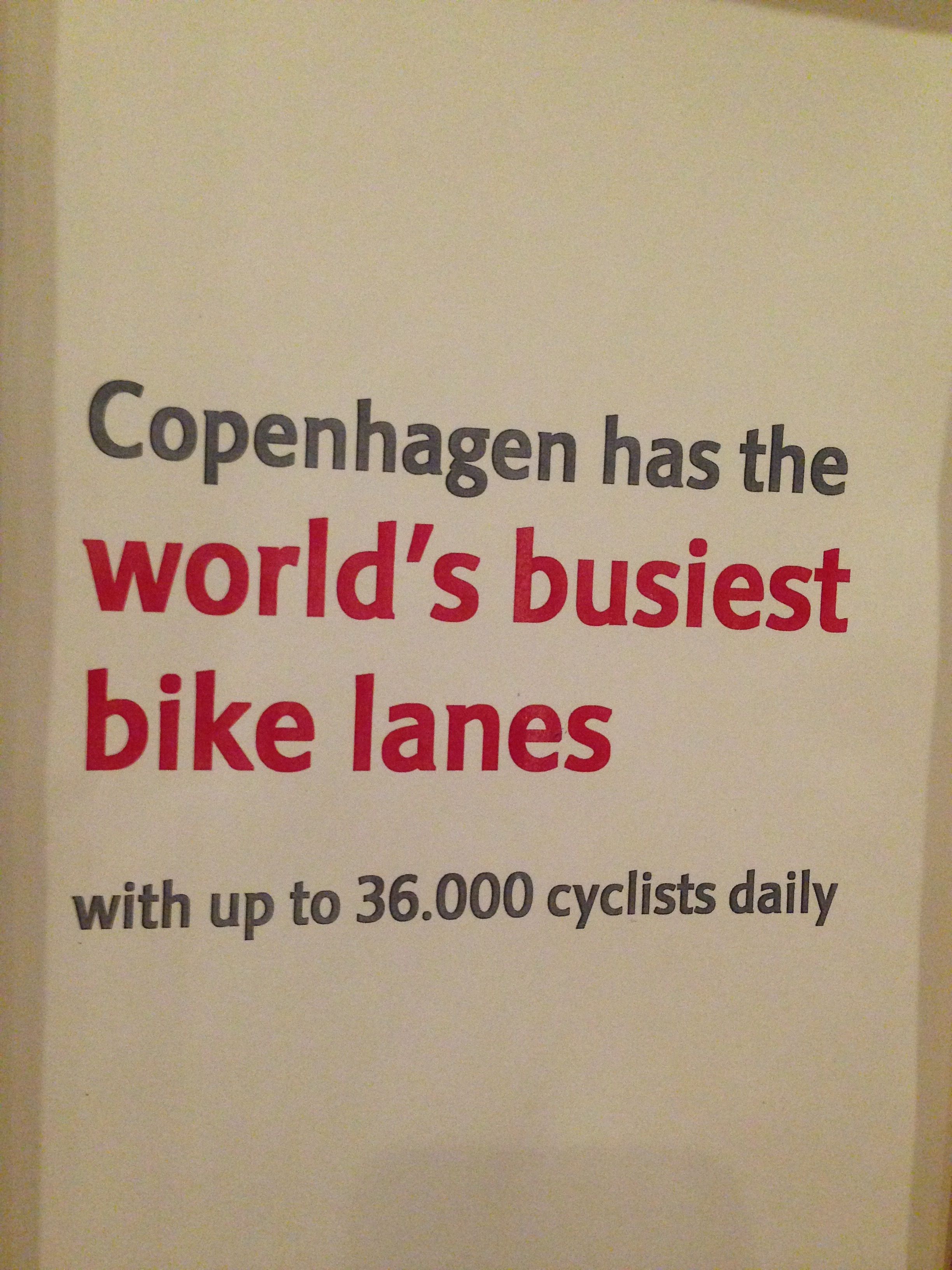 Watch out for bikes in Copenhagen and Amsterdam image.