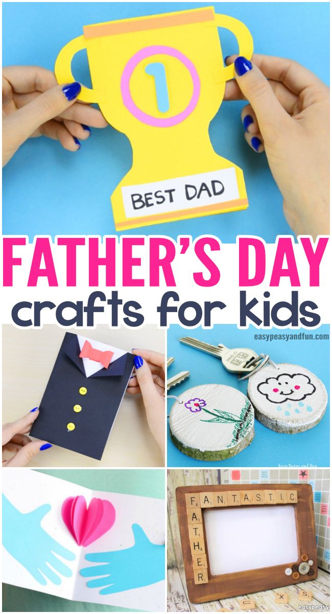 Fathers Day Crafts for Kids to Make - lots of wonderful art and craft ...