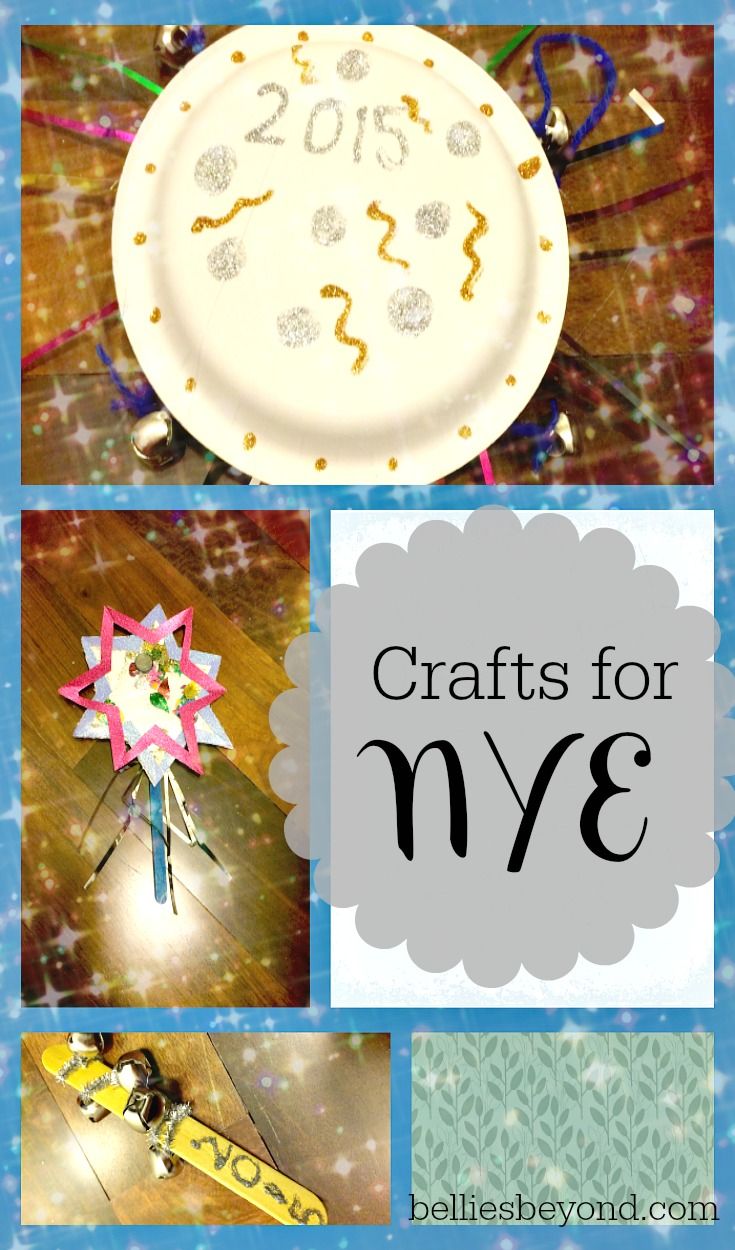 NYE crafts for kids. These will be so much fun to do on New Years Eve ...