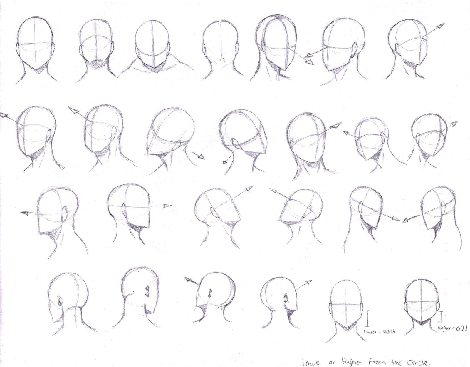 Head Angles by KCSteiner.deviantart.com on @DeviantArt Drawing ...