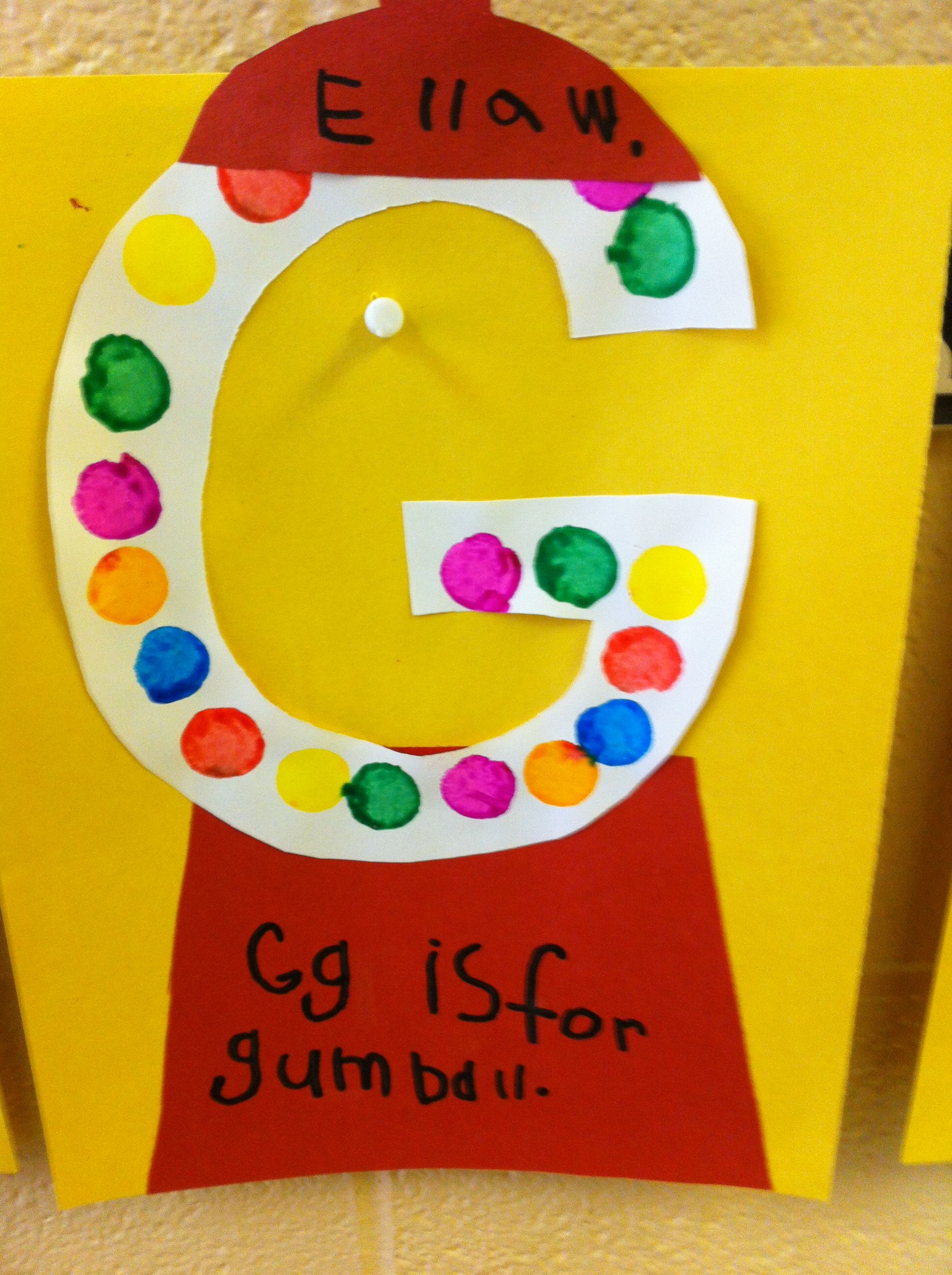 G Is For Gumball Printable