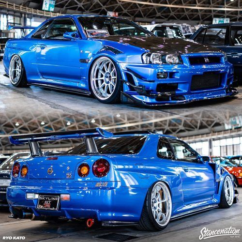 Nissan skyline r34 gt r stance stanced big turbo – Artofit