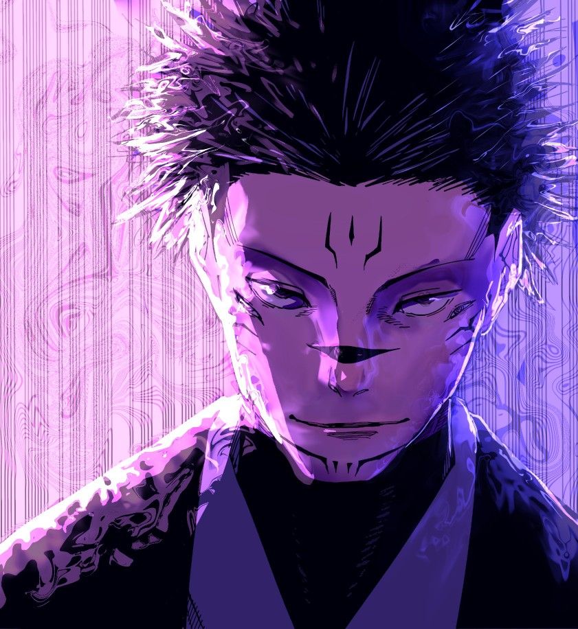 Sukuna - JJK - Jujutsu Kaisen - Megumi - Color | Anime, Anime guys ...