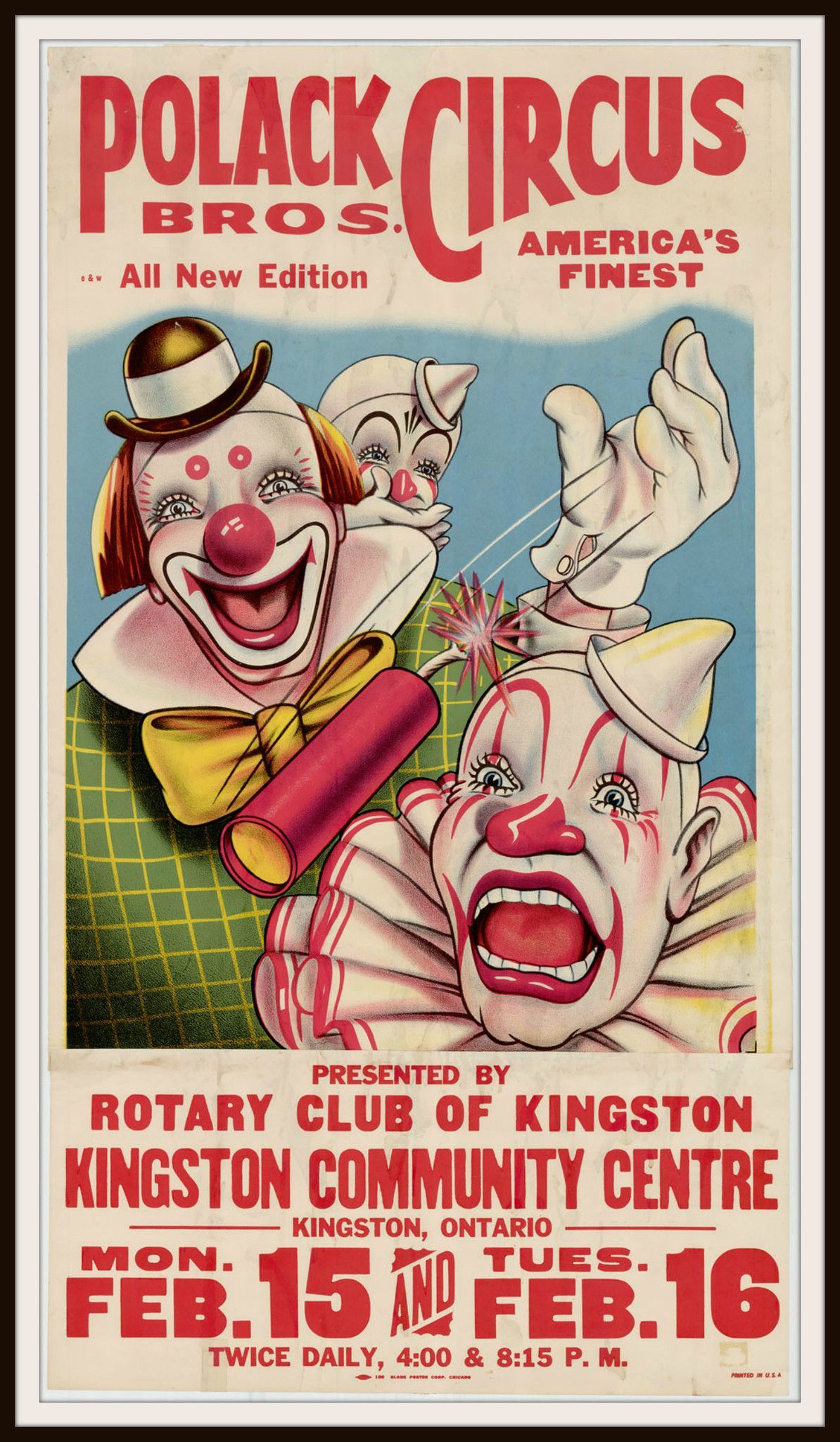 Antique Circus Poster