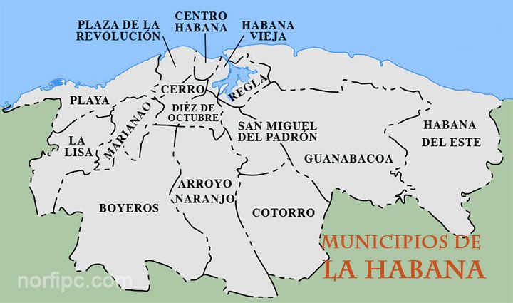 Municipios y barrios de La Habana | La habana, Cuba, Habanos