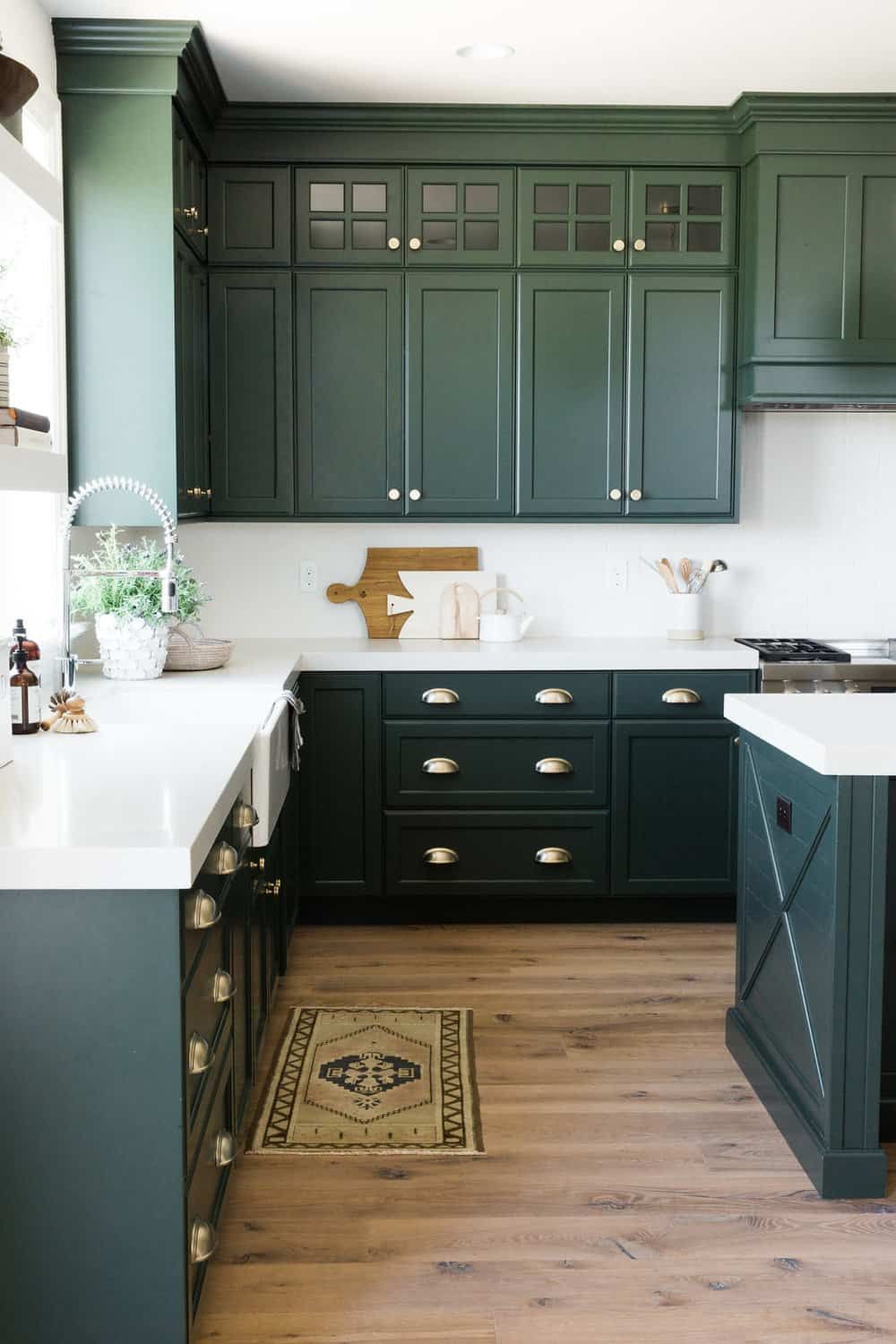 The Best Green Paint Colors | Beautiful kitchen cabinets, Painted ...