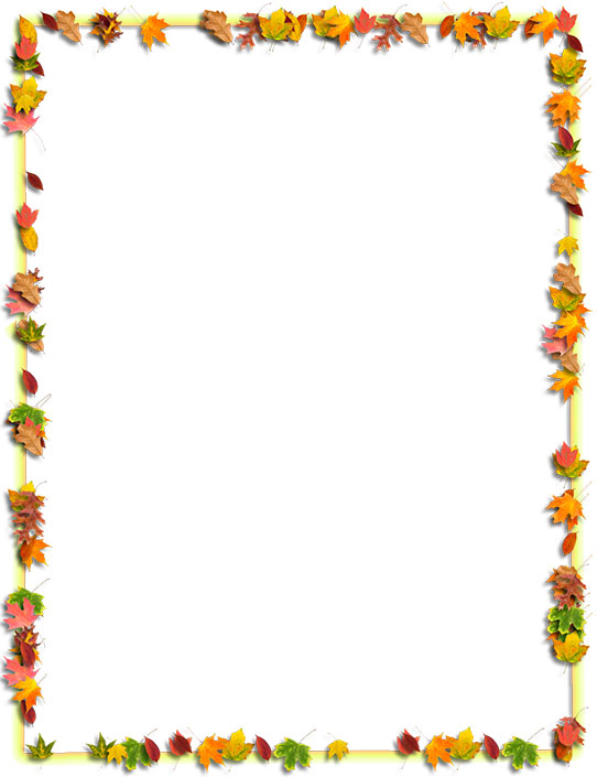 Free Thanksgiving Borders - Frames - Graphics - Clipart Fall Borders ... image.